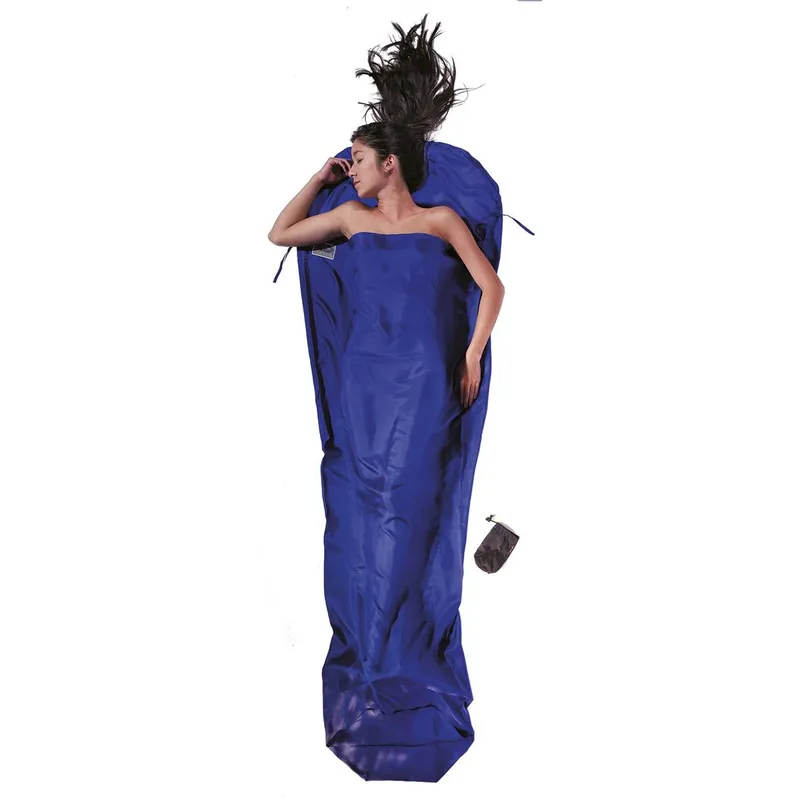 COCOON MummyLiner Seide ultramarine blue - Leicht-Reiseschlafsack Aktuell