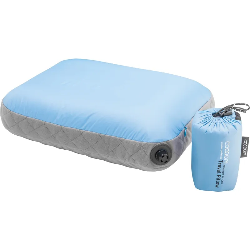 COCOON Air Core Pillow Ultralight blue/ grey - Reisekissen Finale Aktion