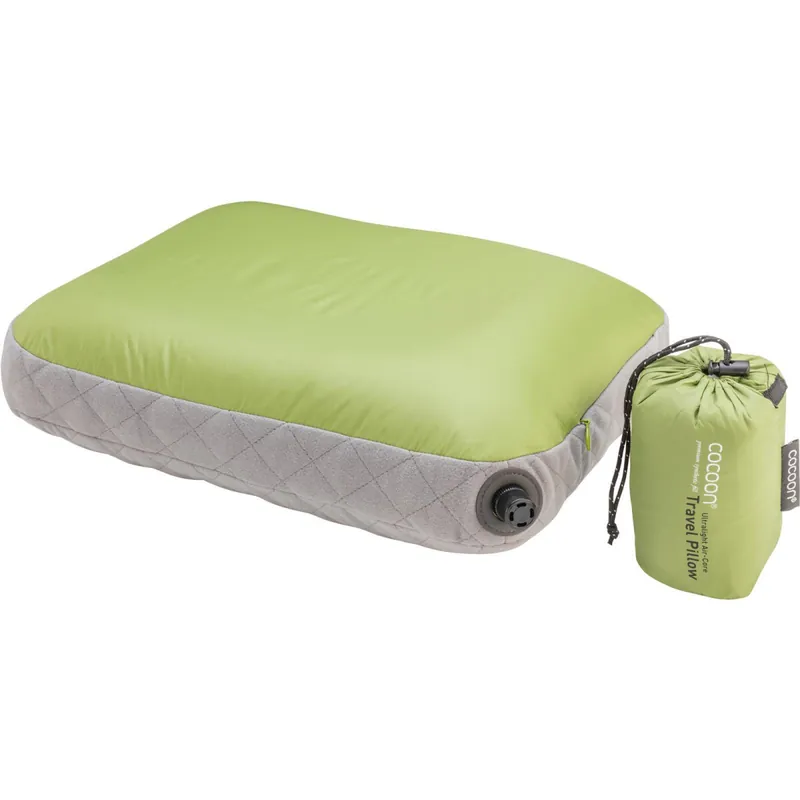 Bestseller COCOON Air Core Pillow Ultralight wasabi/ grey - Reisekissen
