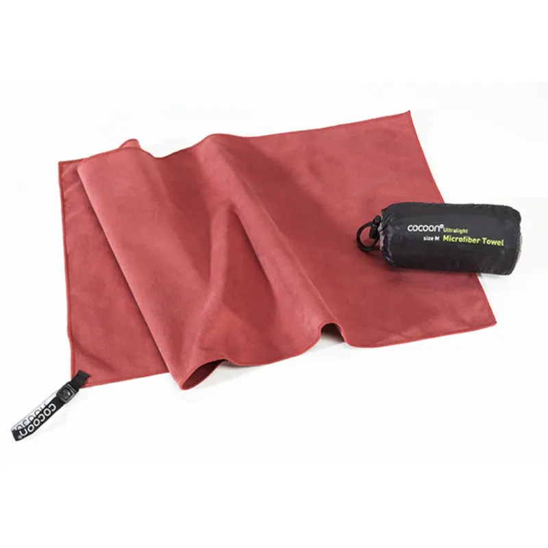 Bestseller COCOON Reisehandtuch aus Mikrofaser Größe M marsala red M 90x50 cm