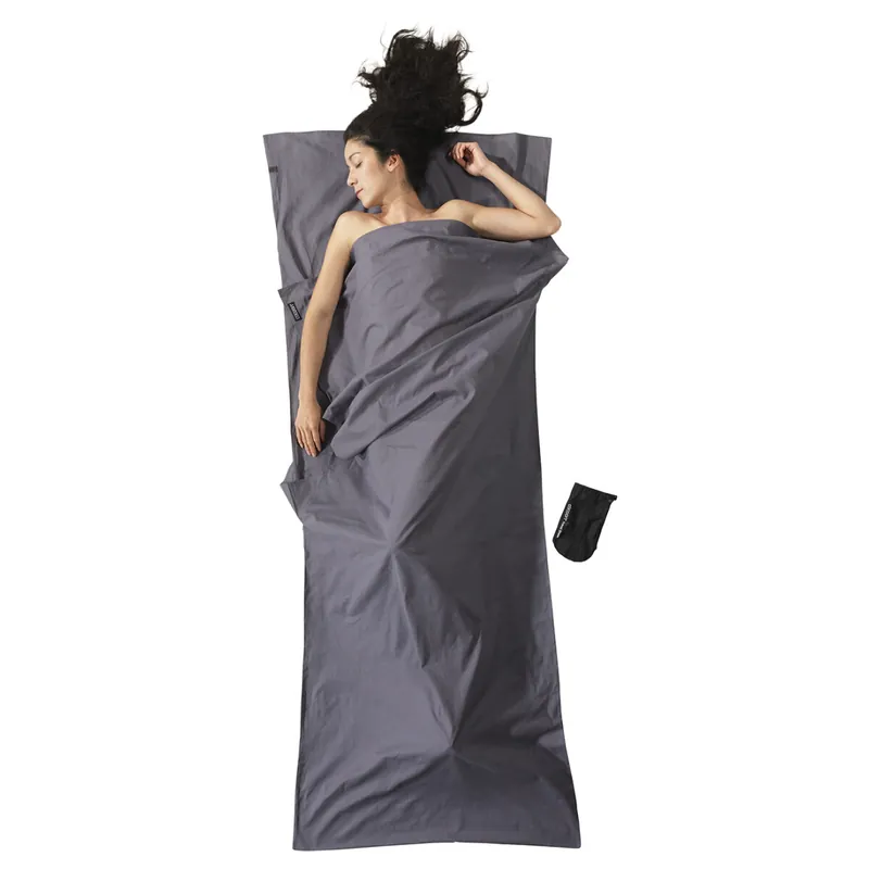 Günstig COCOON TravelSheet Baumwolle Leicht-Reiseschlafsack elephant grey