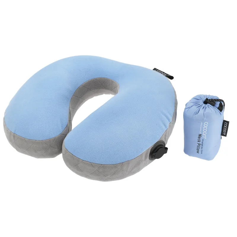 COCOON Air Core U-förmige Nackenstütze Ultralight light-blue/grey Neue Ware