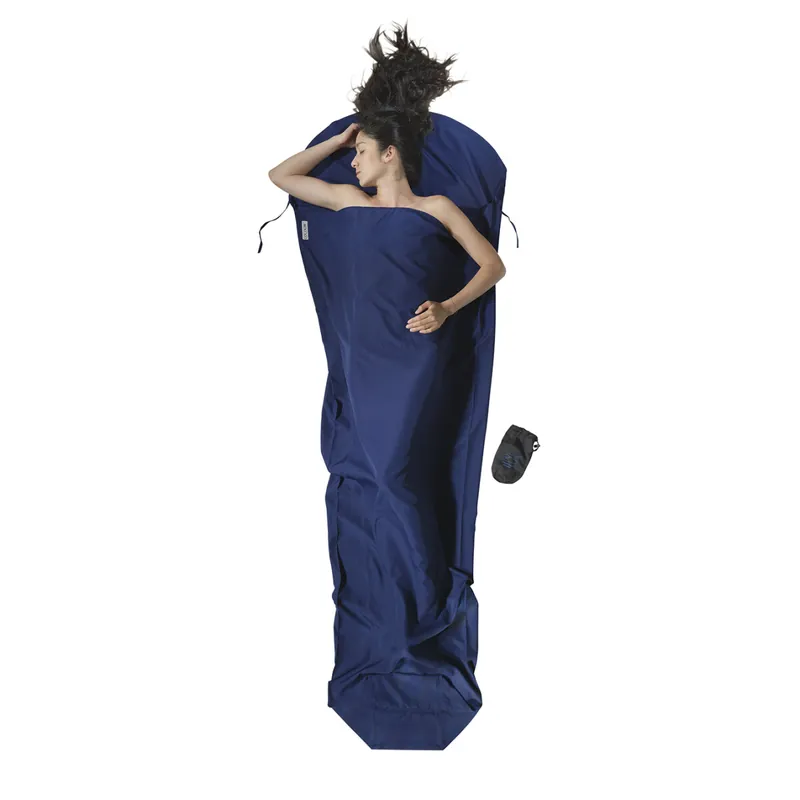 COCOON MummyLiner Mikrofaser Leicht-Reiseschlafsack twilight blue Bestpreis