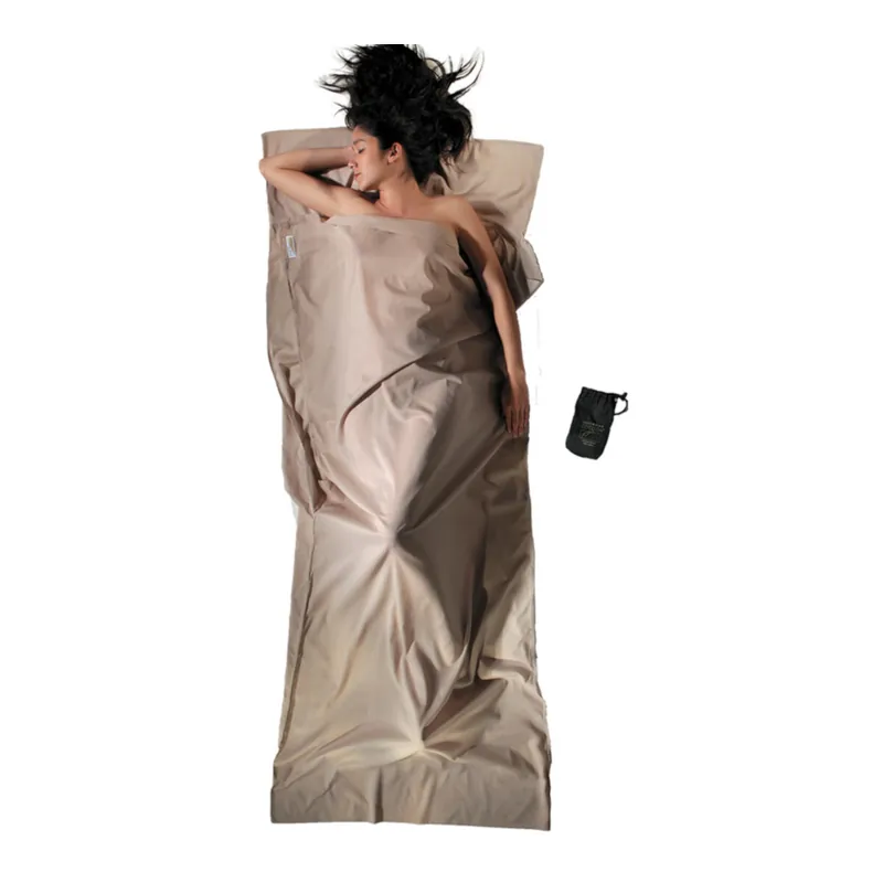 Markenprodukt COCOON TravelSheet Insect Shield Ägyptische Baumwolle sand