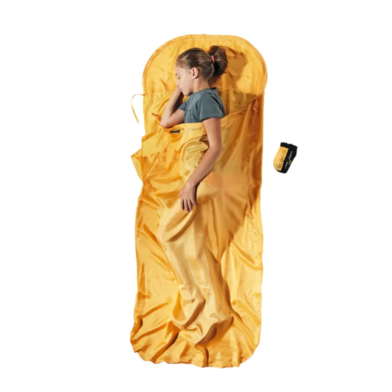 COCOON Kinder TravelSheet Seide - Reise-Schlafsack sunset Sale