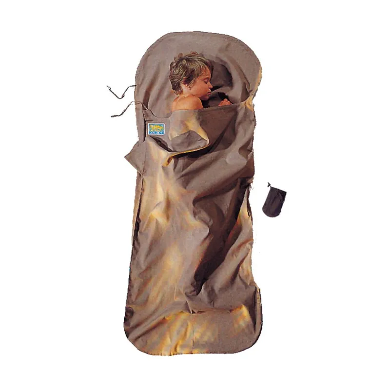 COCOON Kinder TravelSheet Baumwolle, Reise- und Innenschlafsack khaki Bestpreis