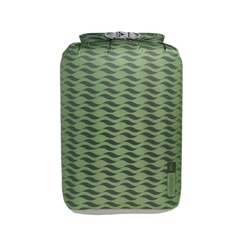 COCOON Drybag Ultralight green waves 37 Liter Rabatt
