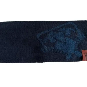 MERINO-HEADBAND GRÜEZI BAG - LARGE LOGO - Saphir blue Neue Kollektion