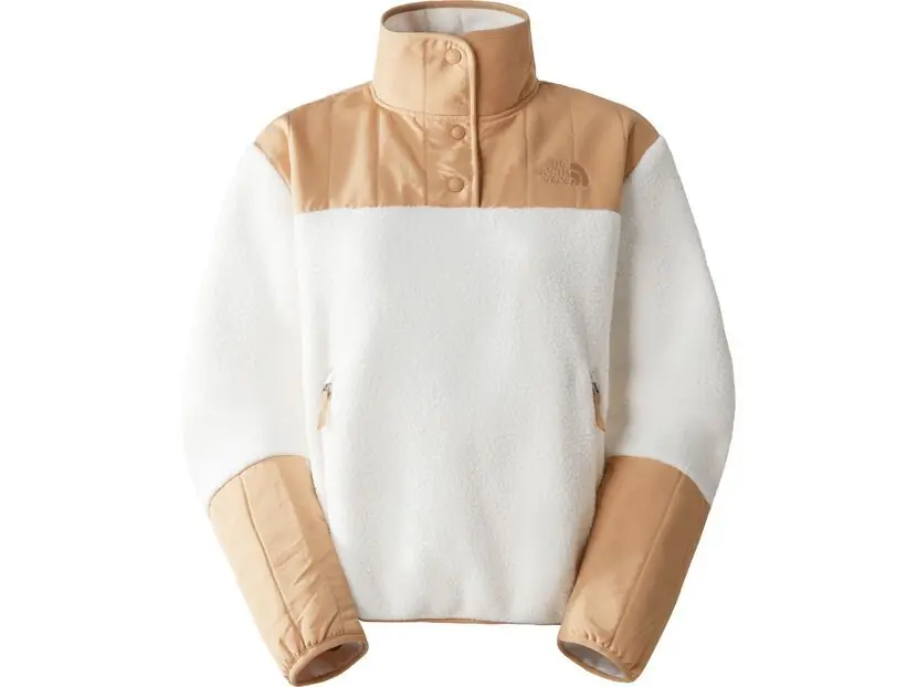 Mega-Angebot The North Face Women’s Cragmont Fleece 1/4 Snap, gardeniawhite/almondbtr