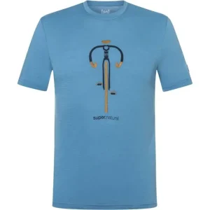 Garantierte Lieferung super.natural Vintage Bike Tee Herren, blue heaven/blueberry/dried tobacco