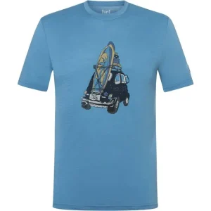 Heißes Angebot super.natural Carsurf Tee Herren, blue heaven/various