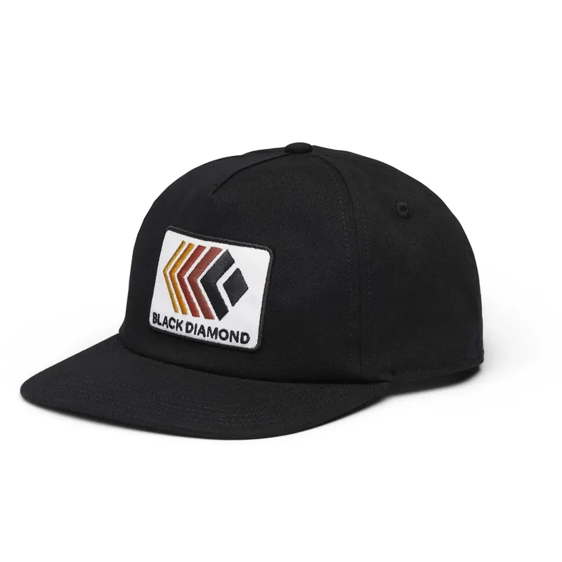 Top-Seller Black Diamond Snapback Cap Washed