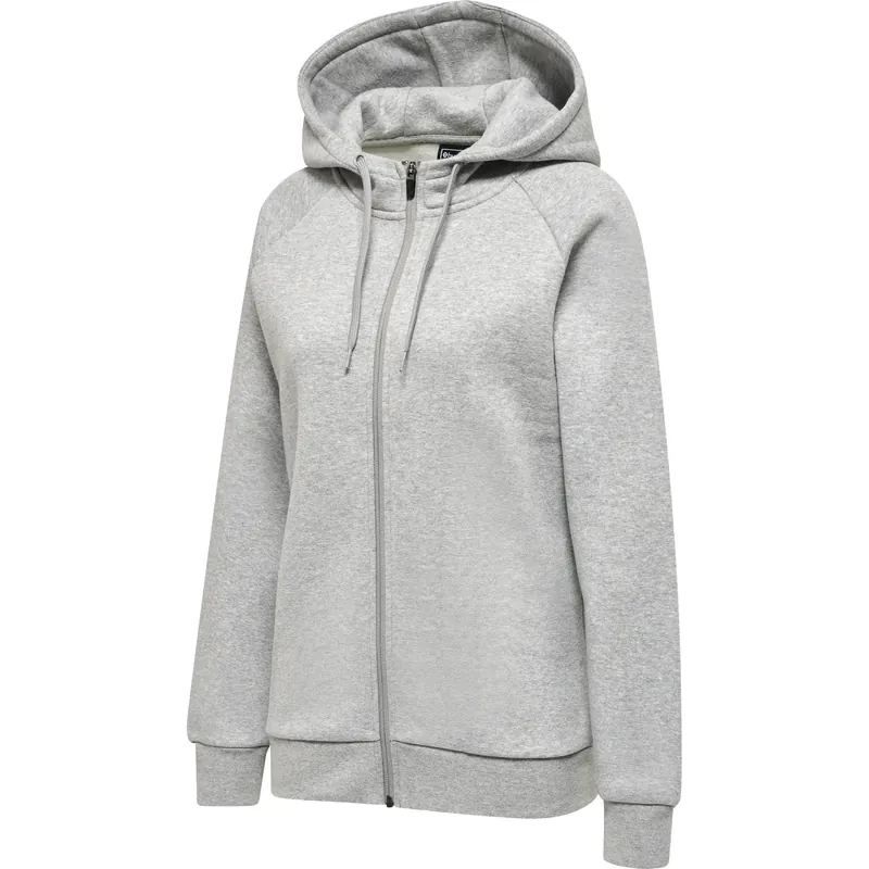 Hummel Kapuzenpullover mit Reißverschluss, Damen red Heavy Kracherpreis