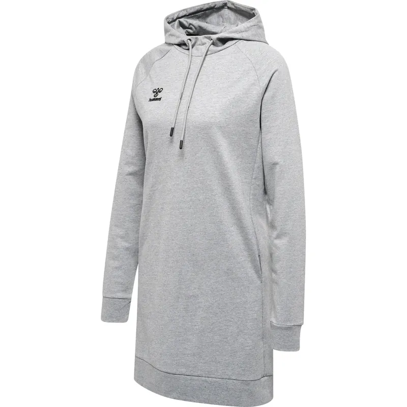 Saisonangebot Hummel Sweatshirtkleid aus Baumwolle, Damen Move Grid