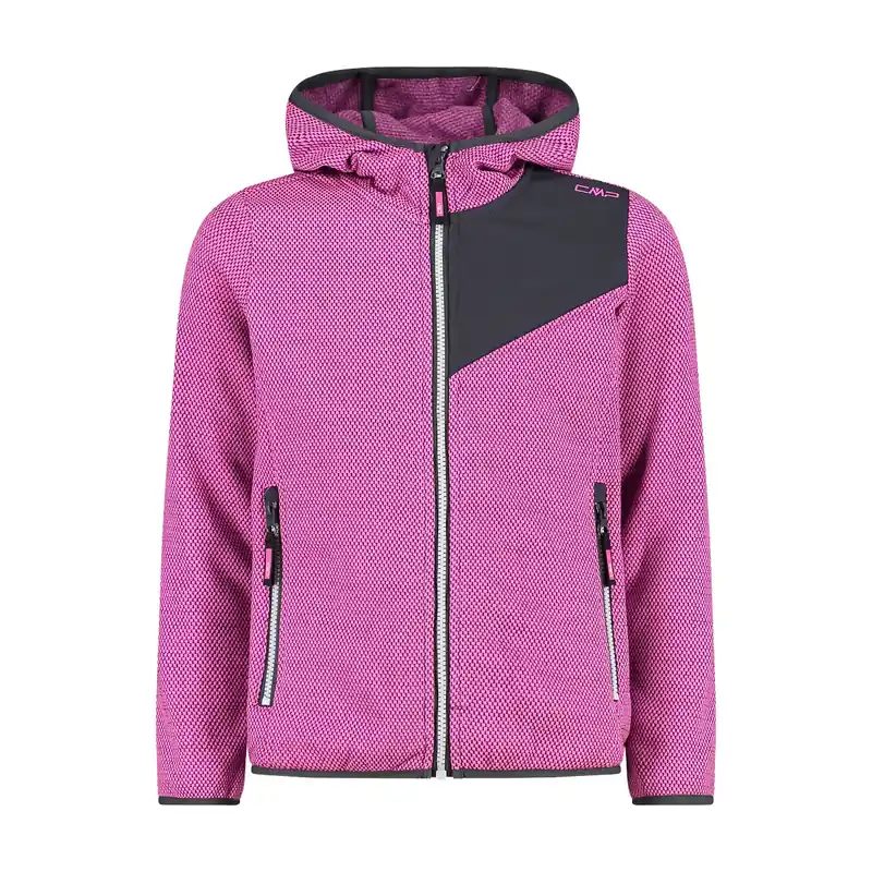 Direktkauf CMP Mädchen-Hoodie aus Jacquardstrick