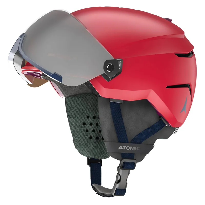 Ausverkauf ATOMIC Savor Visor Junior Visier Skihelm rot